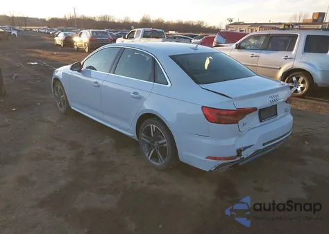 2017 Audi A4 2.0T Premium z USA, uszkodzony, nr VIN WAUENAF49HN019360